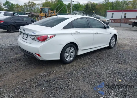 2015 Hyundai Sonata Hybrid from USA, damaged, VIN KMHEC4A4XFA135667